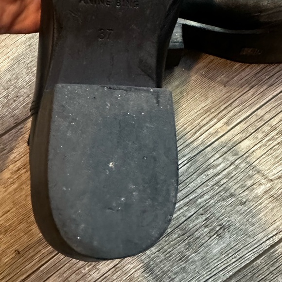 Anine Bing Elton Boot in black (western)37/7 - Picture 6 of 11